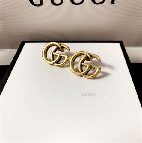 gucci gold studs|gucci silver studs.